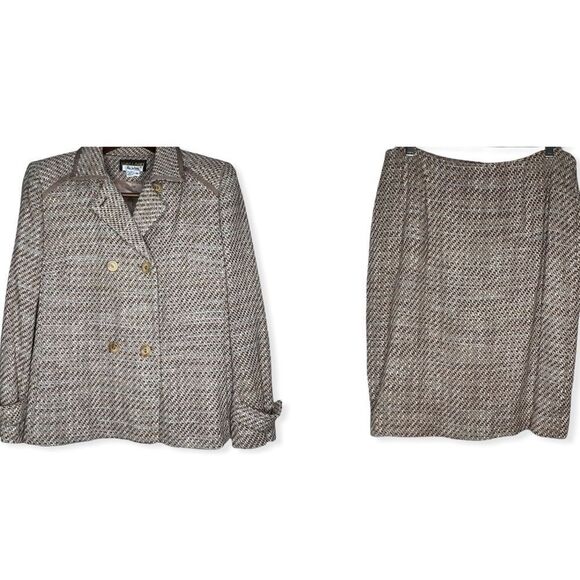 Vintage Gallant Silk Skirt Set‎ - Picture 1 of 13